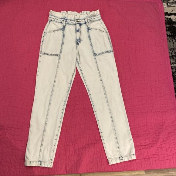 Jonathan  Simkhai acid wash Jeans with High-Waisted Fit, size 25 - Picture 6 of 16
